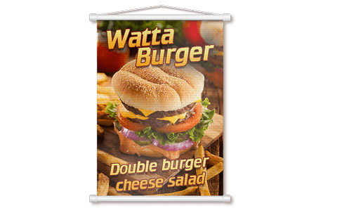 Banner 280g 70x120cm - 4x0 - 100 unid