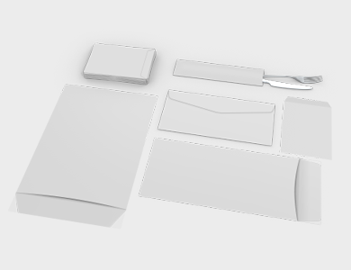 Envelope Carta SEM IMPRESSÃO Sulfite 120g Sem Verniz 23x11,3cm - Sem Impressão - 50 unid