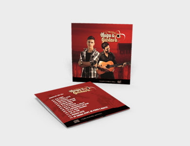 Envelope para CD Supremo 300g Verniz Total Frente 12,6x12,5cm Com Cola - 4x0 - 1000 unid